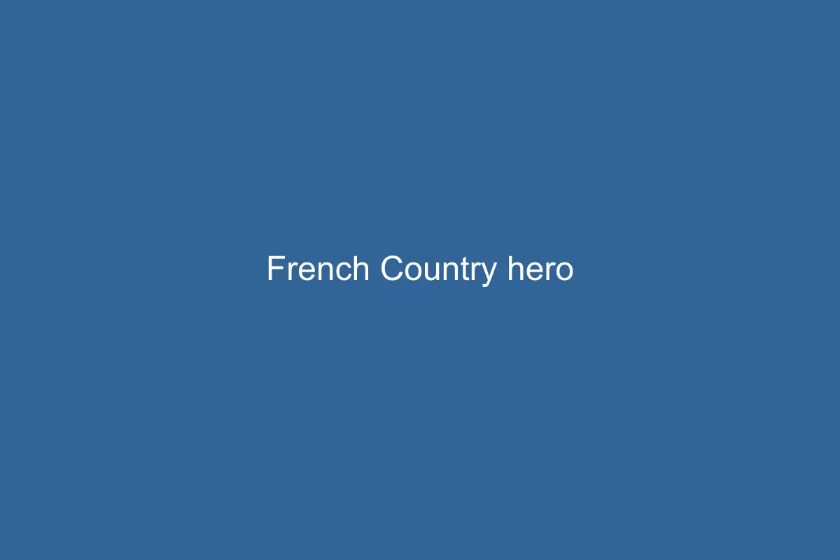 French Country Design Style